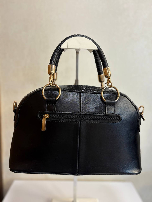 کیف دستی زنانه چرم طبیعی Dome Bag کد 0032