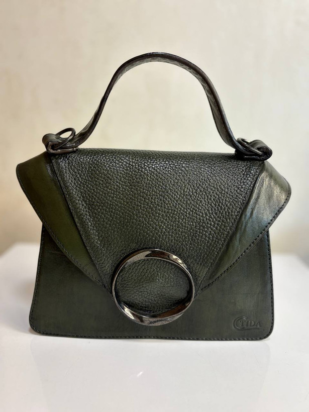 کیف پاکتی زنانه چرم طبیعی رسمی و مجلسی کد ۰۰۳۴