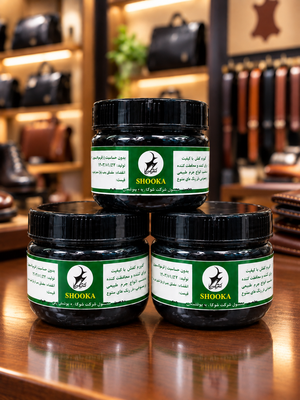 واکس چرم طبیعی شوکا