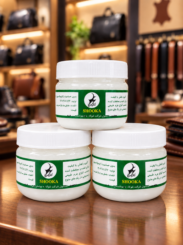 واکس چرم طبیعی شوکا